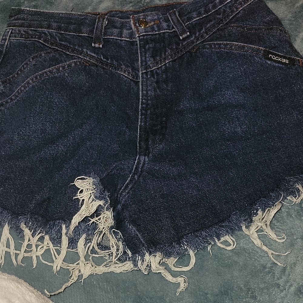 Rockies Women's Blue Denim Shorts